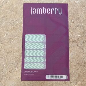 Jamberry Mint Chevron Nail Wraps